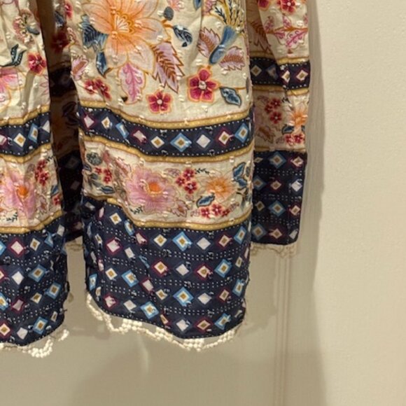 NWT Farm Rio | Cream Superbloom Tapestry Maxi Dress | Floral | Size: XS - Picture 14 of 16